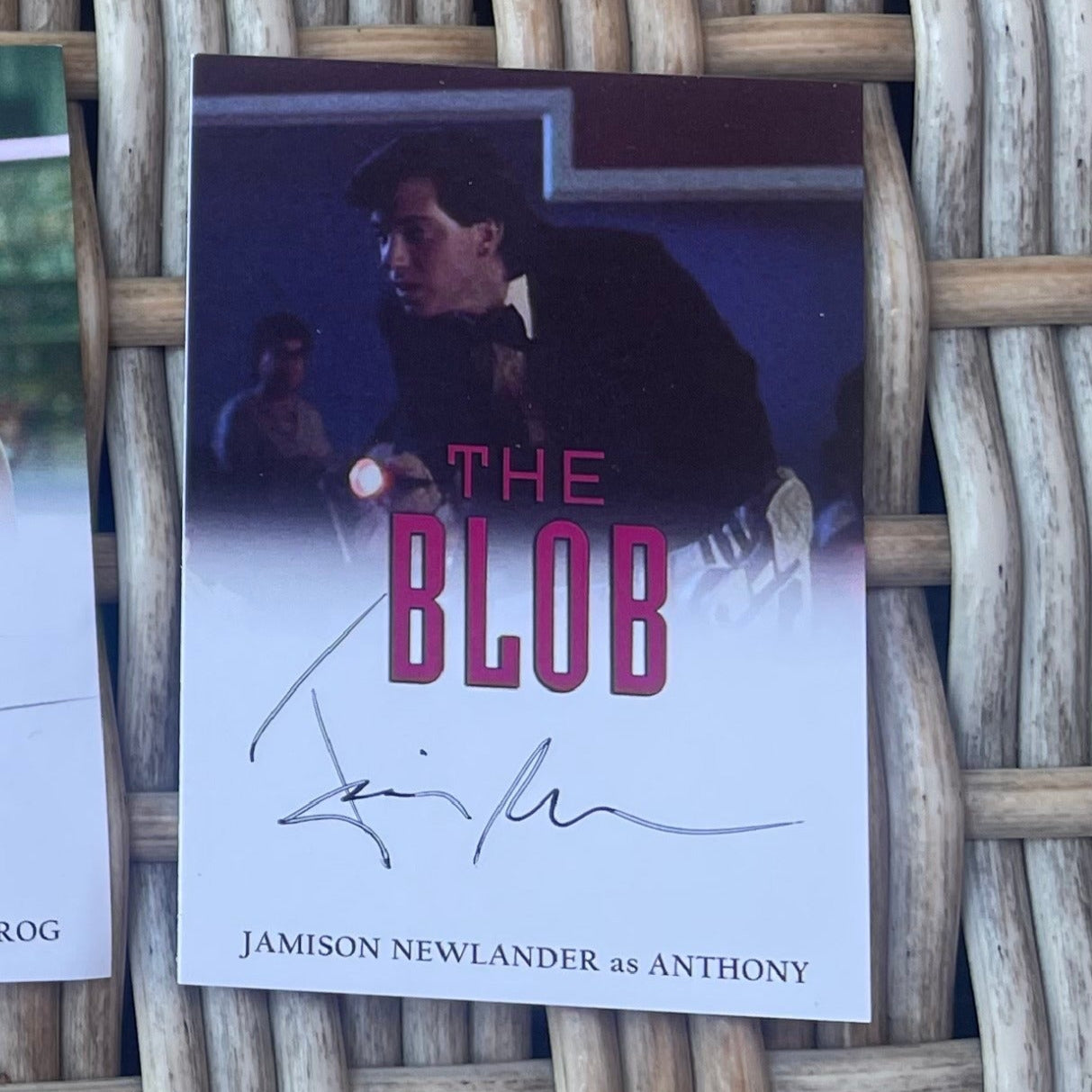 Anthony the Usher in The Blob, Trading card